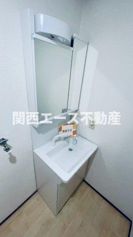 【洗面所】 | 六万寺町１丁目貸家