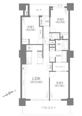 【間取り】 | コットンハーバータワーズベイウエスト