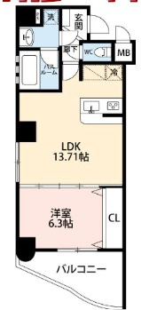 ＴＨＥ　ＰＲＥＭＩＵＭ　ＡＱＵＡの間取り
