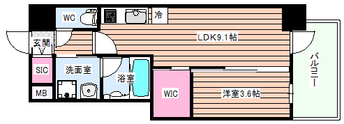 【間取り】 | アーバネックス南森町EAST