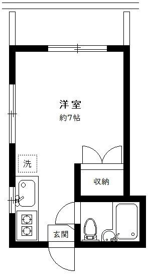 フジハイムの間取り