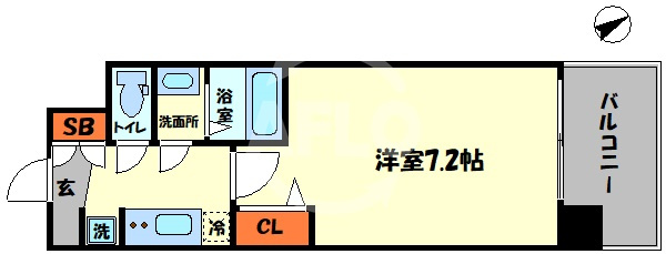 プレサンス大国町アドロッソの間取り|プレサンス大国町アドロッソ　間取り