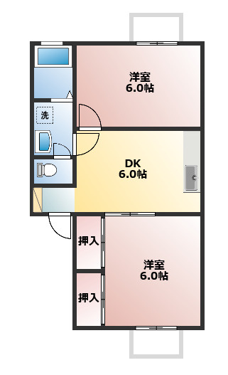 メゾン久遠Ⅱの間取り