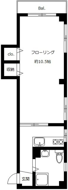 グリーンハイツ中野の間取り