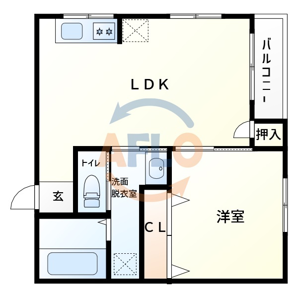セビーヌ難波南の間取り|セビーヌ難波南　間取り