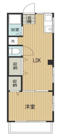 横須賀市三春町５丁目の賃貸マンションの間取り