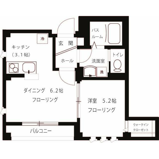 リヴィエールブランの間取り