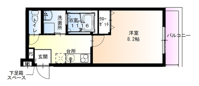 【間取り】 | フジパレス堺浜寺石津Ⅲ番館