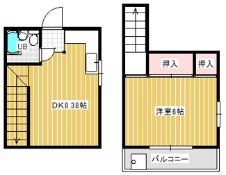 【間取り】 | フラット白山第一
