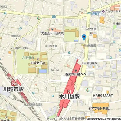 【地図】 | エスティメゾン川越 | 地図