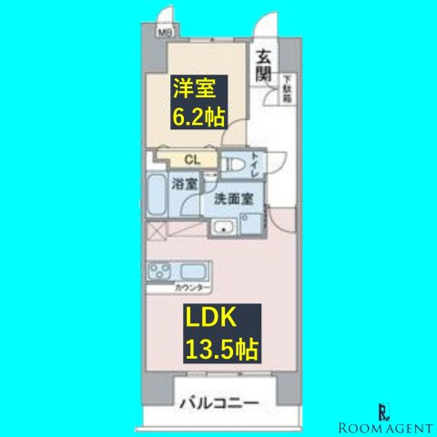 スリーアイランドタワー星ヶ丘の間取り