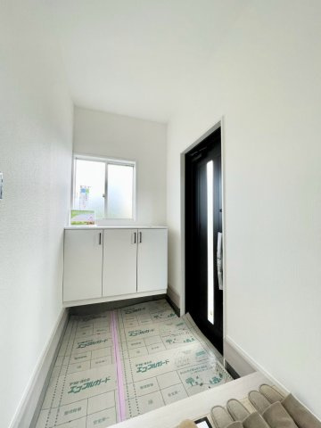 安曇野市三郷明盛の玄関