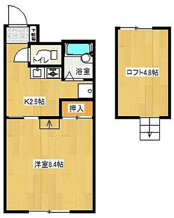 ウッドワン1番館の間取り