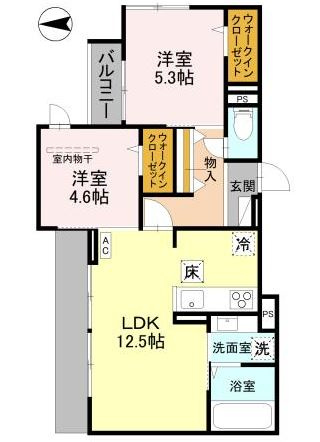 S★S　CASA の間取り