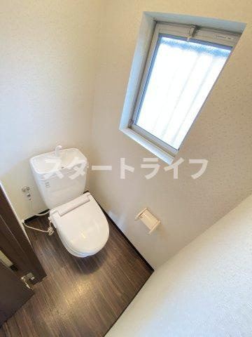 大阪市東淀川区東中島４丁目の賃貸マンションのトイレ
