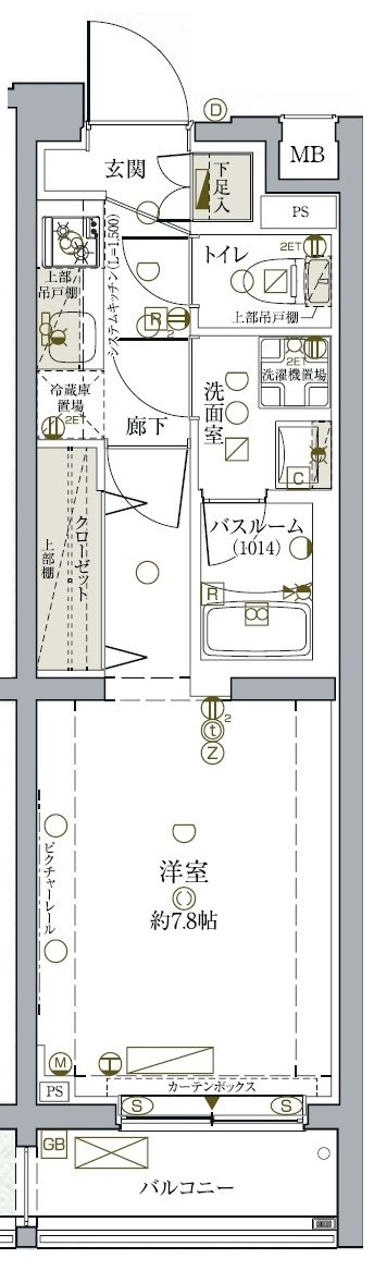 クレヴィスタ三軒茶屋の間取り