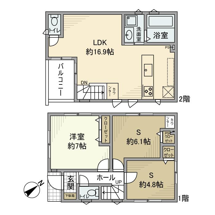 久我山戸建の間取り