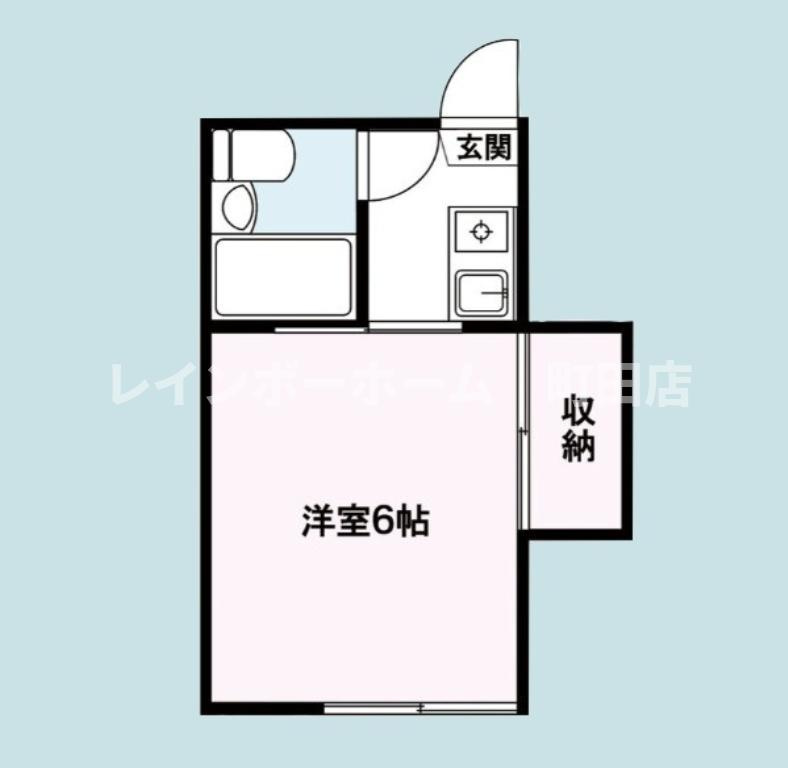 新久荘※初期費用分割あと払いサービス利用可能物件の間取り