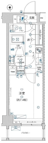 板橋区高島平９丁目の賃貸マンションの間取り