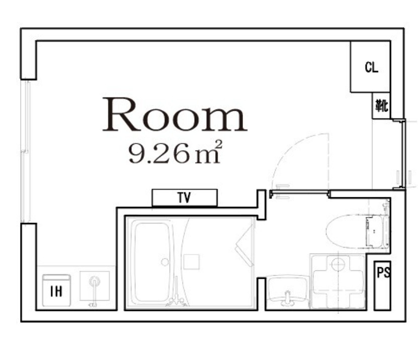 荒川区荒川５丁目の賃貸マンションの間取り