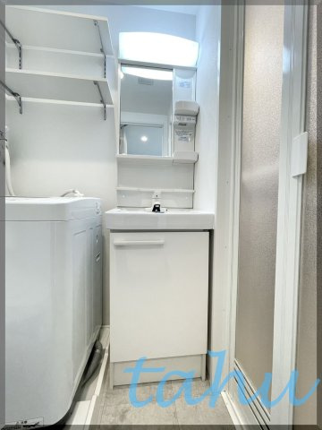 荒川区荒川５丁目の賃貸マンションの独立洗面台