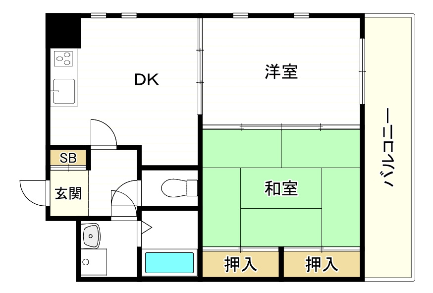 シエーヌパレの間取り