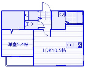 エルメゾン恵の間取り