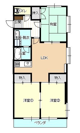 【間取り】 | Ａコーポ
