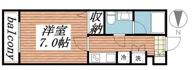 スパシエカステール横浜吉野町の間取り