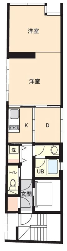 ZA KAGURAZAKAの間取り
