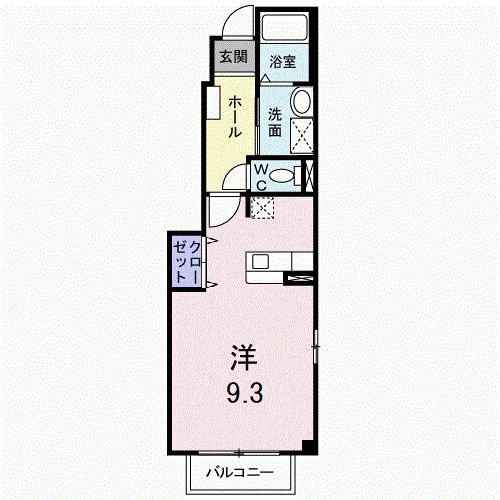 シャルマンヒロ壱番館の間取り