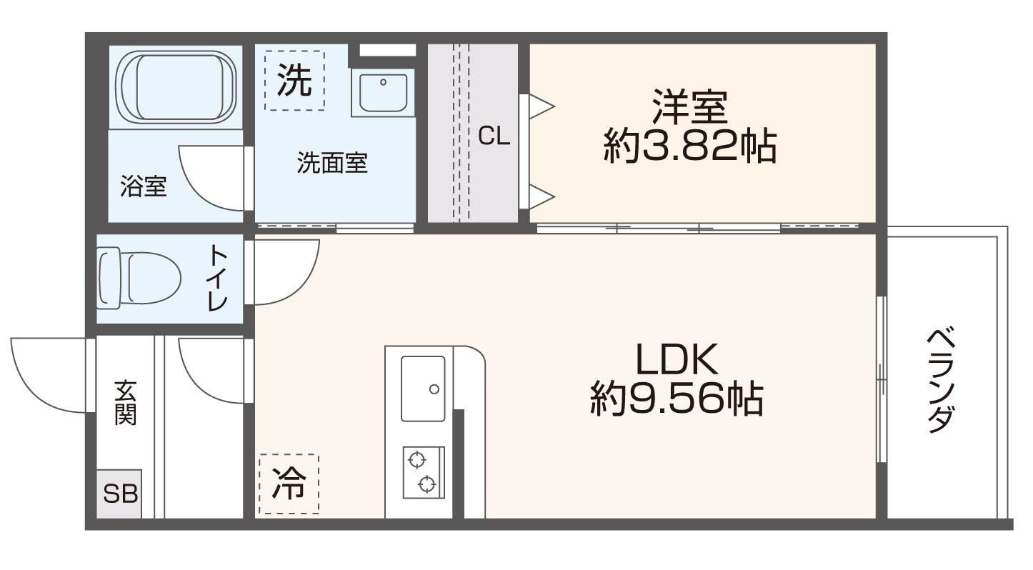 LA SOIE(ラ　ソワ)の間取り