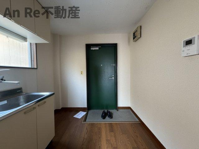 大和マンションの玄関
