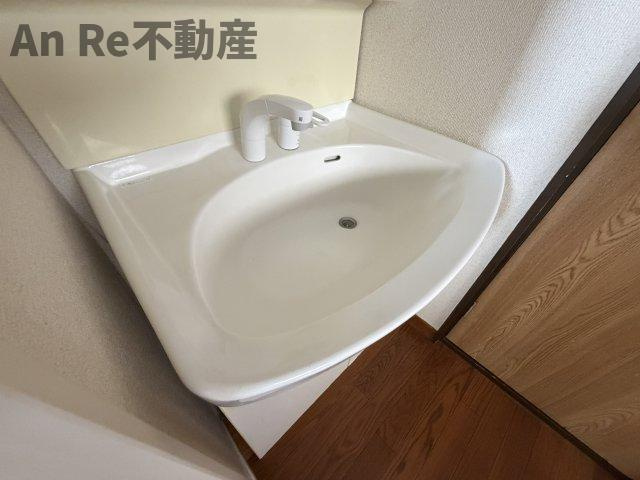 大和マンションの洗面所