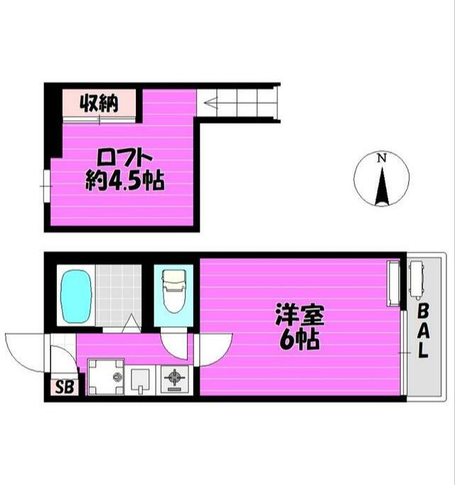 ショコラⅤの間取り