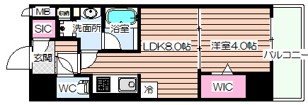 【間取り】 | アーバネックス西天満