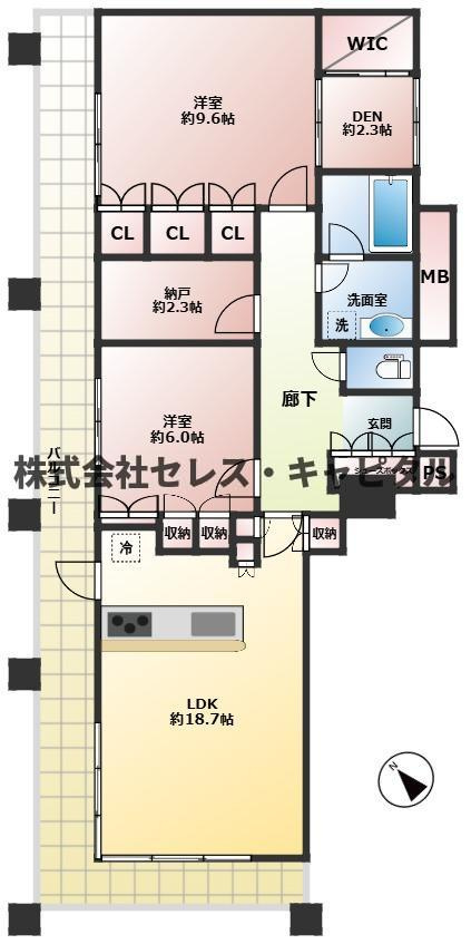 エアレジデンス新浦安の間取り