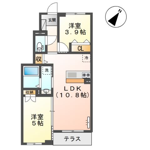 ソレイユの間取り