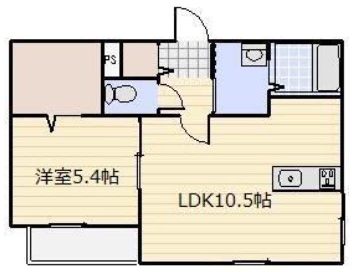 エルメゾン恵の間取り