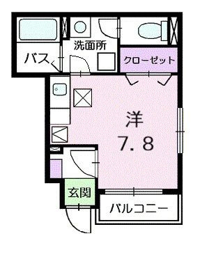 エコーハイムの間取り|間取りです。
