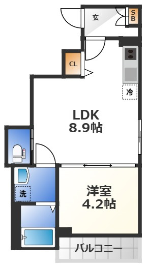 ウエストパークの間取り