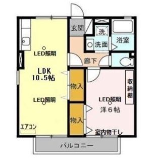 【間取り】 | メゾン・アモーレ | 間取りです。