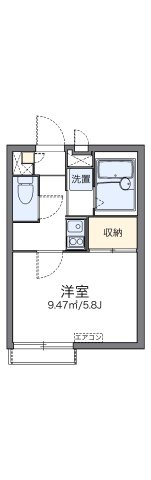 【間取り】 | レオパレスモワ　ピエス