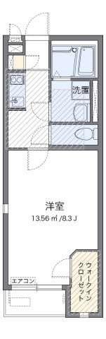 【間取り】 | ミランダ桜荘 | 代表的な間取のため実際の間取とは異なる場合があります