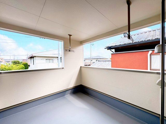 CRADLE GARDEN 足利市田中町第5　新築住宅3号棟のバルコニー