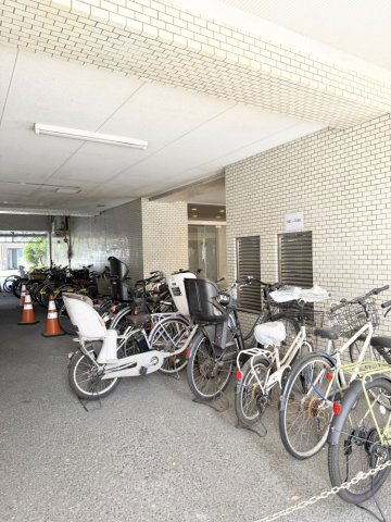 藤沢ダイカンプラザの駐輪場|敷地内駐輪場です。