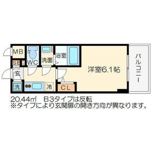 エスリード大阪シティノースの間取り