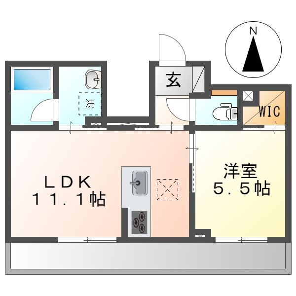 ヴィアソーレの間取り