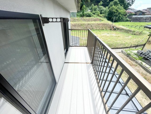 安曇野市明科中川手のバルコニー