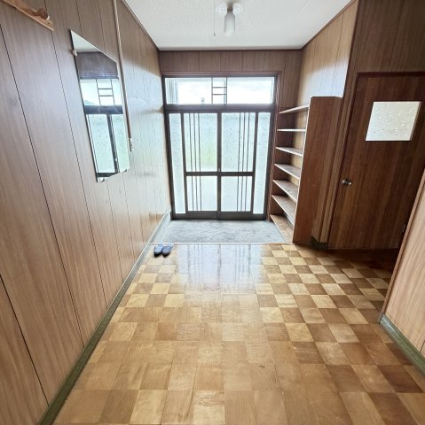 登別市片倉町4丁目28-2戸建の玄関|毎日通る玄関はこちらです